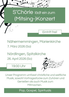 S'Choerle_Flyer_Frühjahr_2026